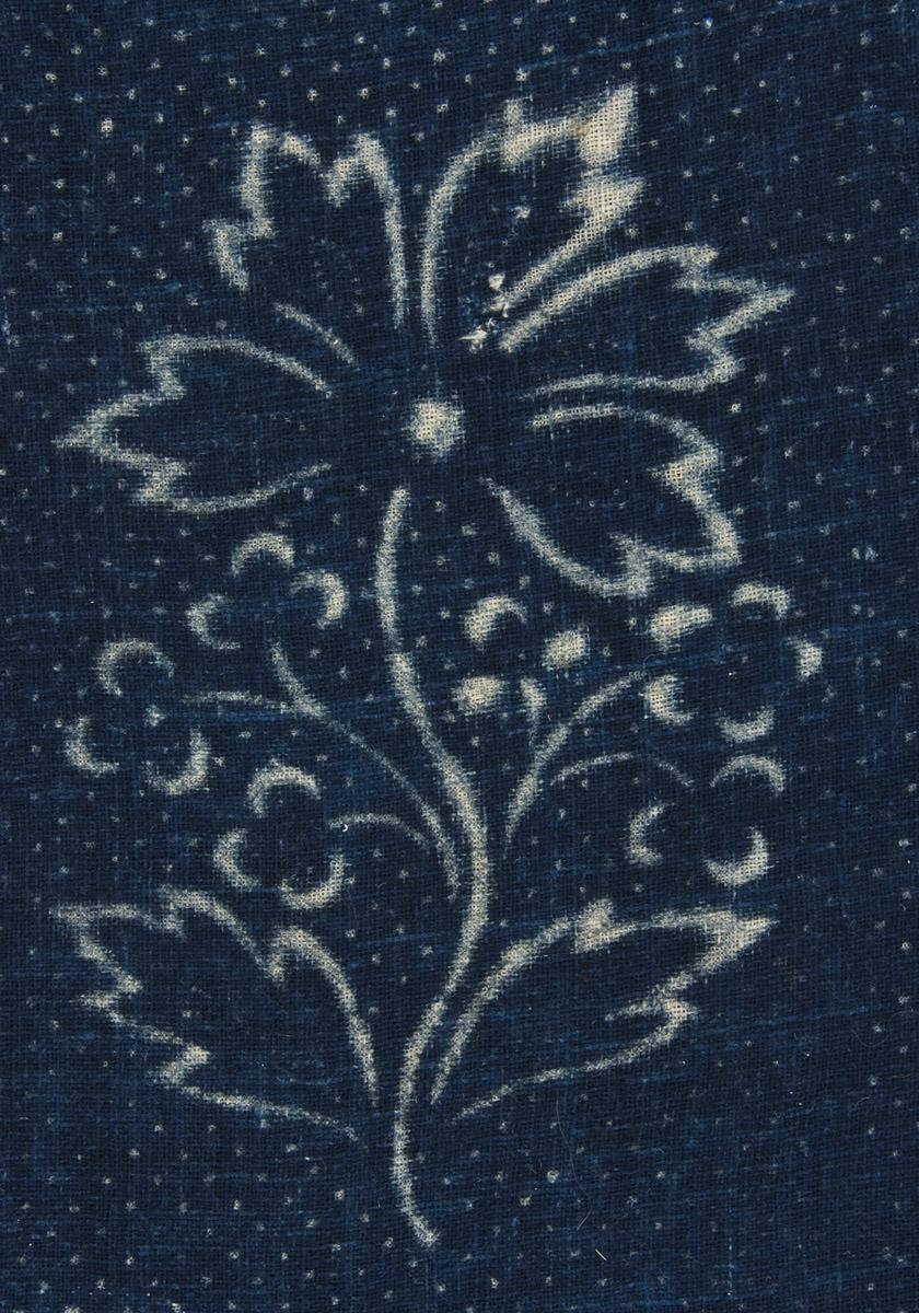 1969.5419 Textile, printed, reverse, detail 5