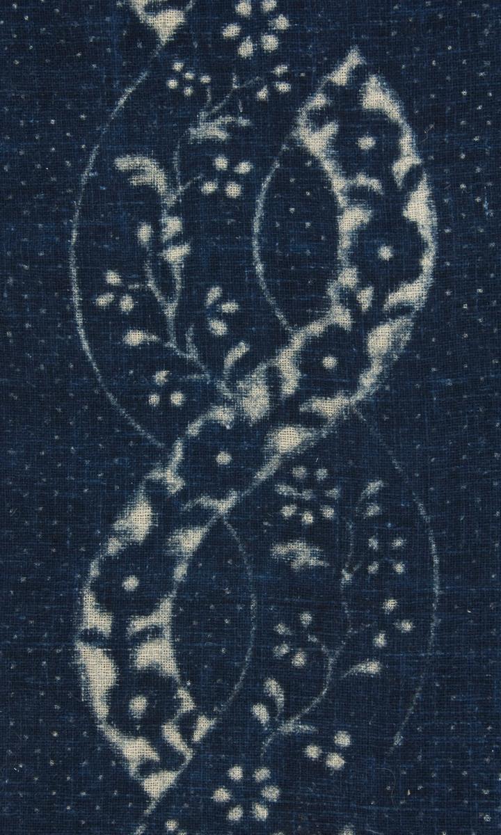 1969.5419 Textile, printed, reverse, detail 6