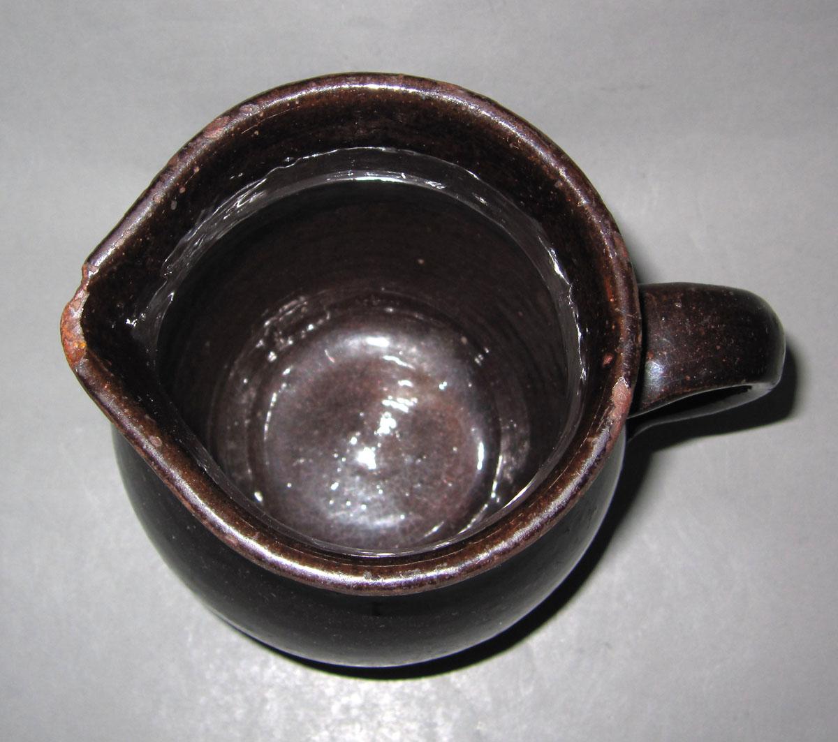 1959.1950 Redware pitcher top