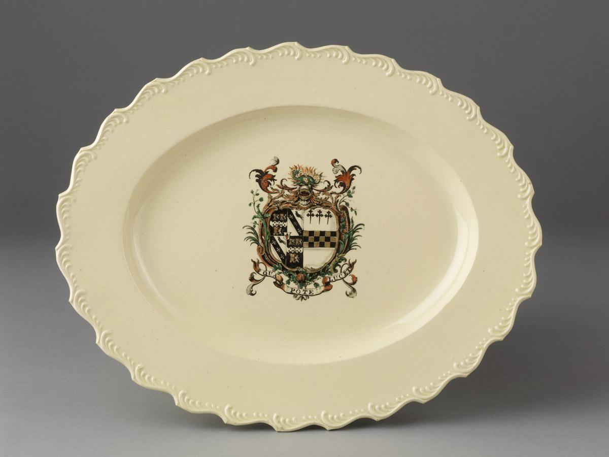 2008.0055.002 Creamware dish