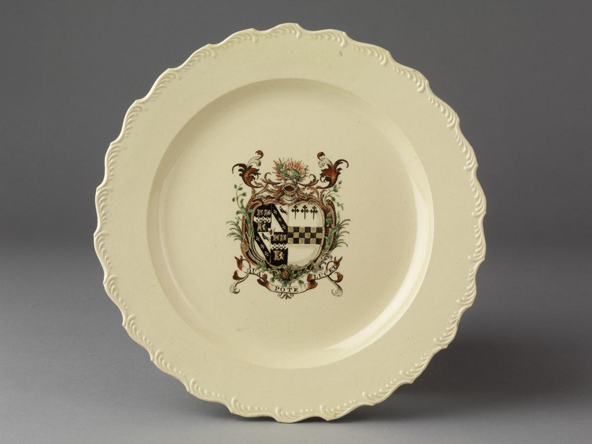 2008.0055.003 Creamware plate