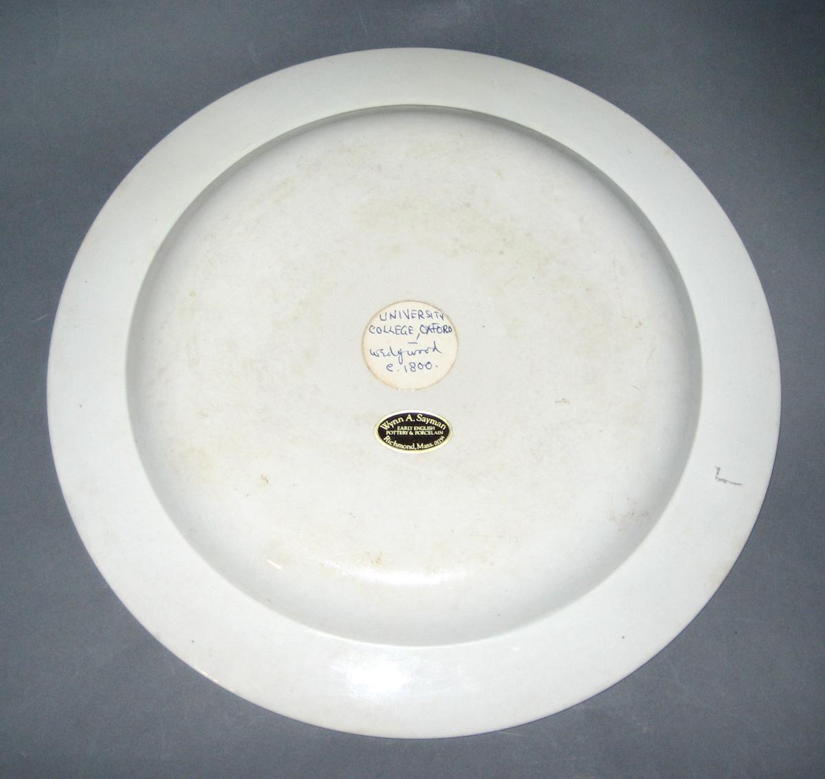 2008.0055.004 Creamware plate back