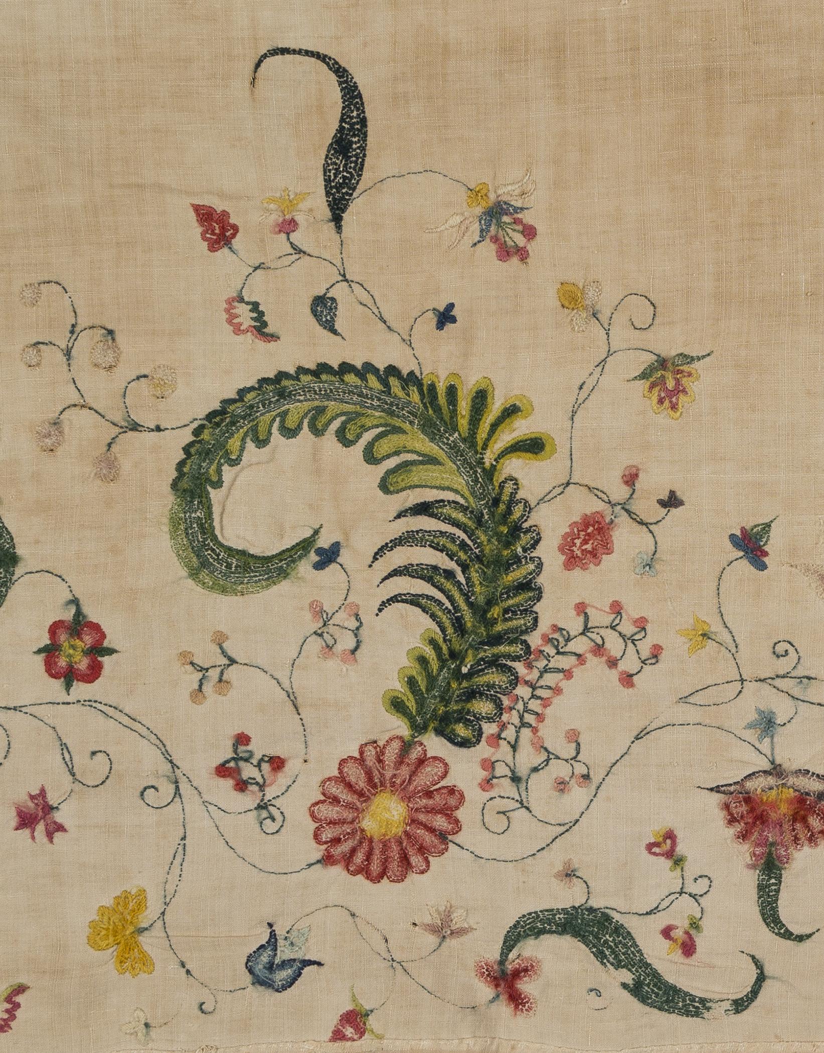 2008.0042.001 Petticoat fragment, detail 3, reverse