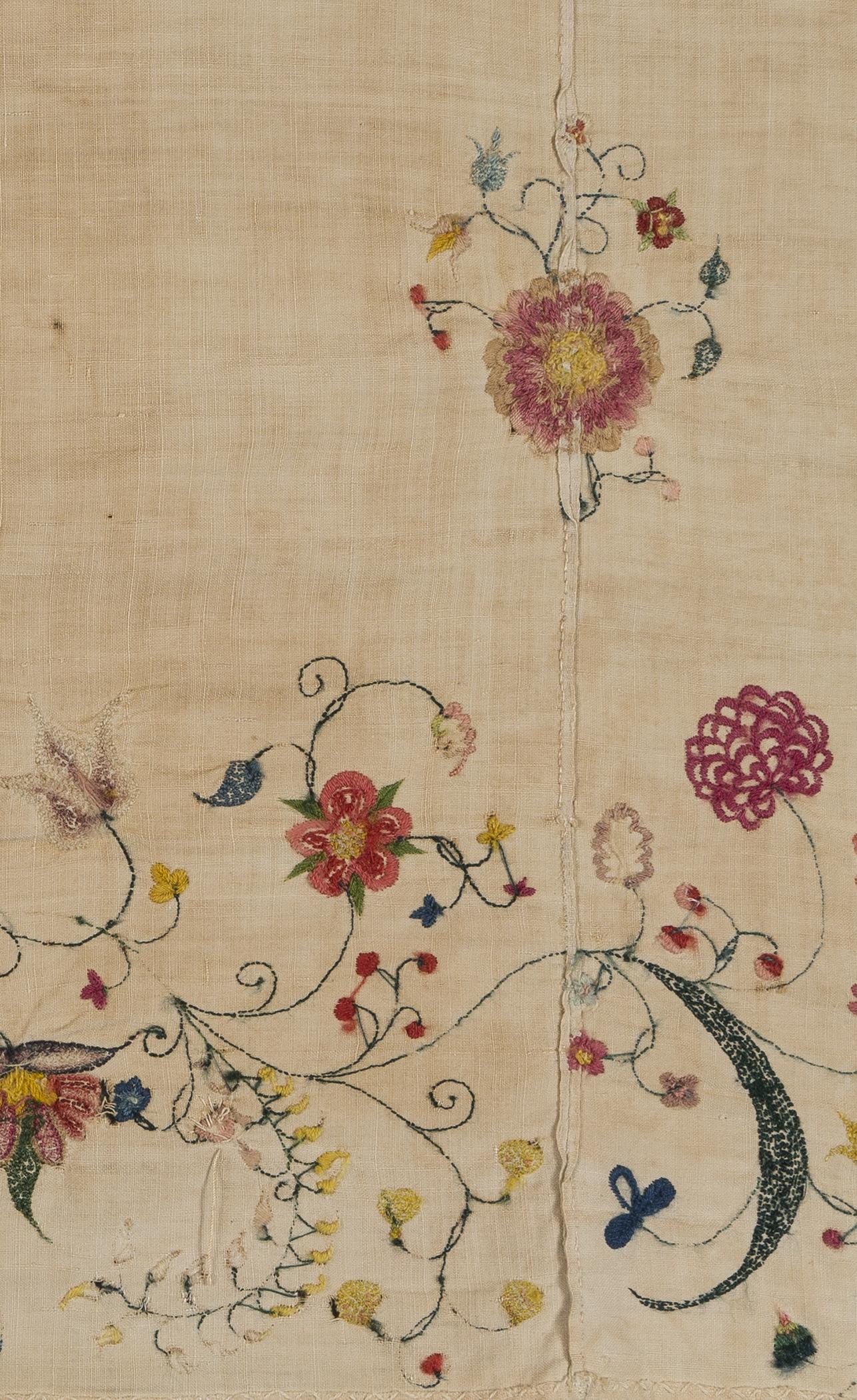 2008.0042.001 Petticoat fragment, detail 12, reverse