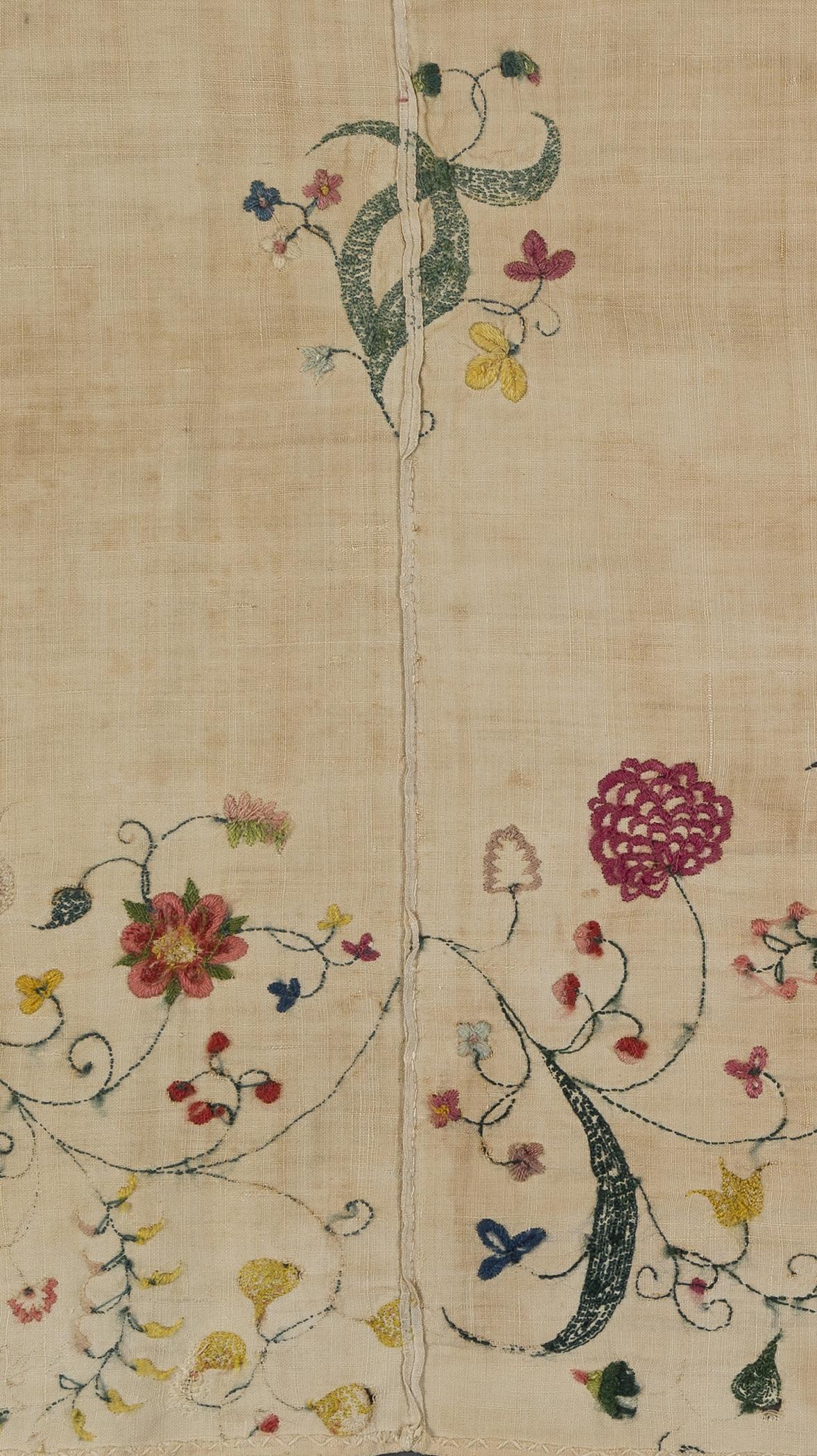 2008.0042.001 Petticoat fragment, detail 13, reverse