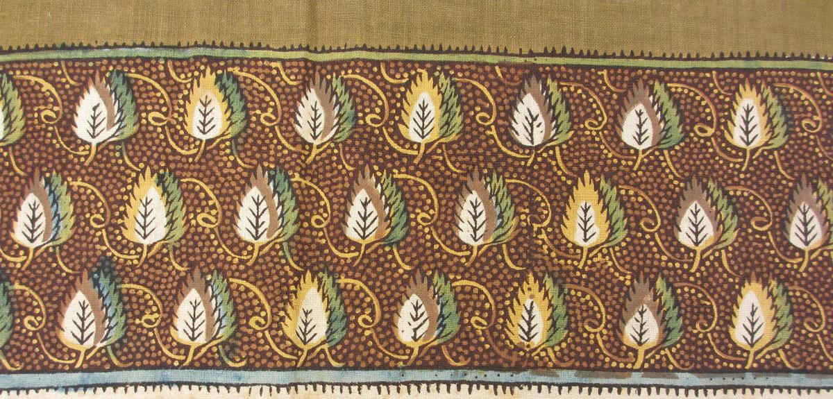 2009.0011 textile, printed detail 1