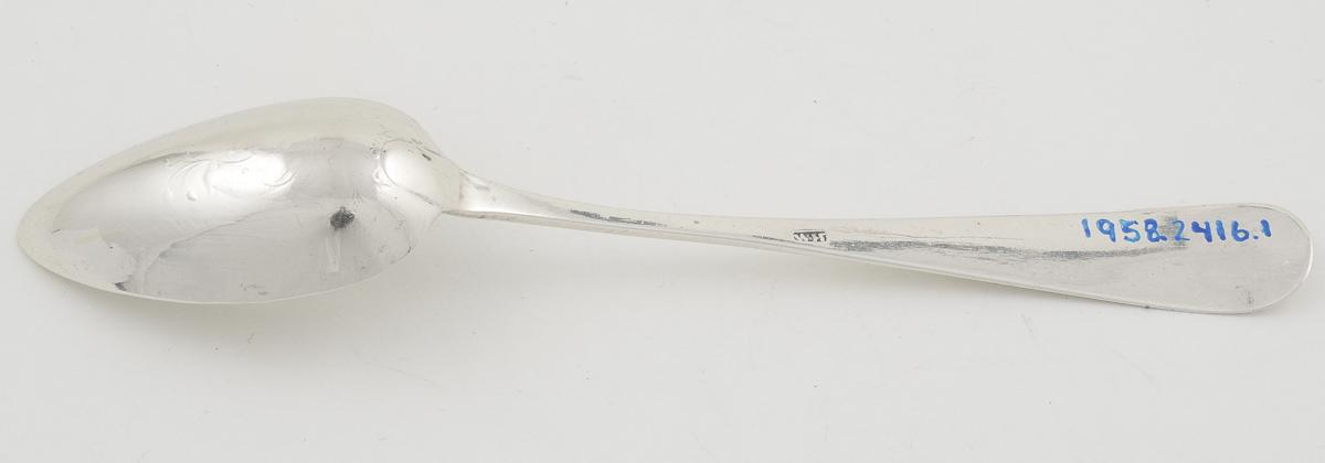 1958.2416.001 Silver Spoon, Underside