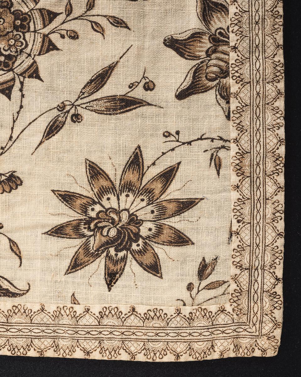 1965.0031 Bedcover, detail 2, Book image C6a