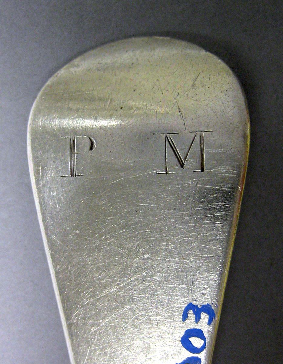2009.0003 Silver Spoon engraving