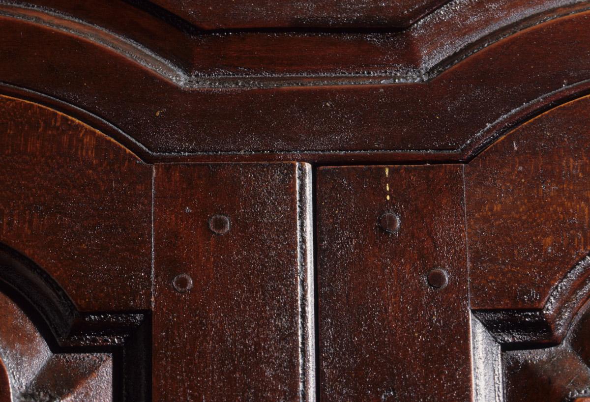 1958.2427 Desk and bookcase, detail 1