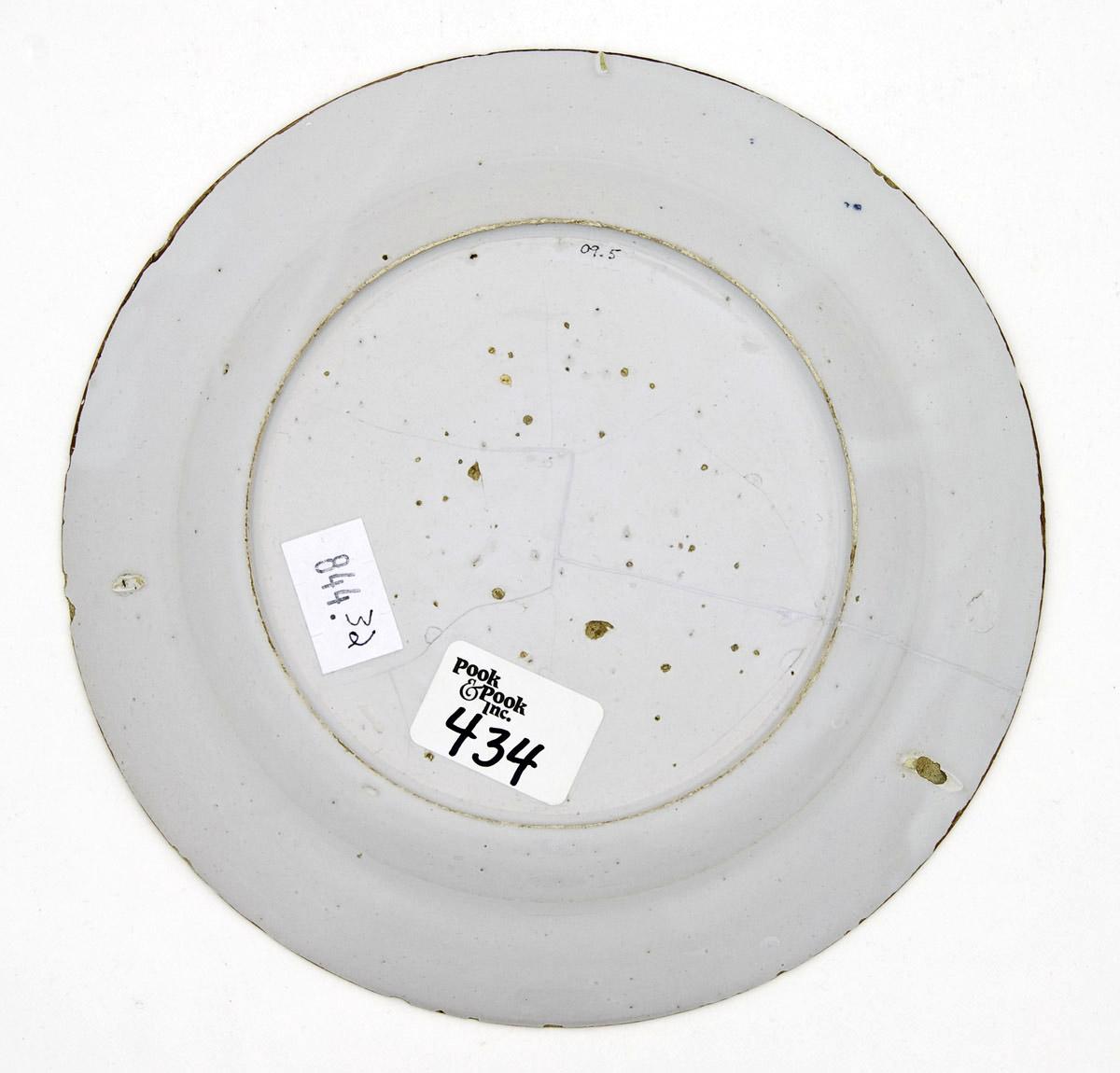 2009.0005 Plate, Dinner plate  (reverse)