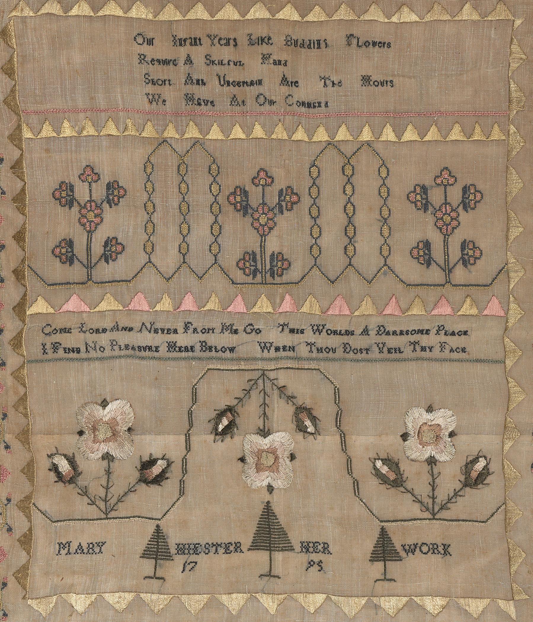 2009.0006 A Sampler, detail 1