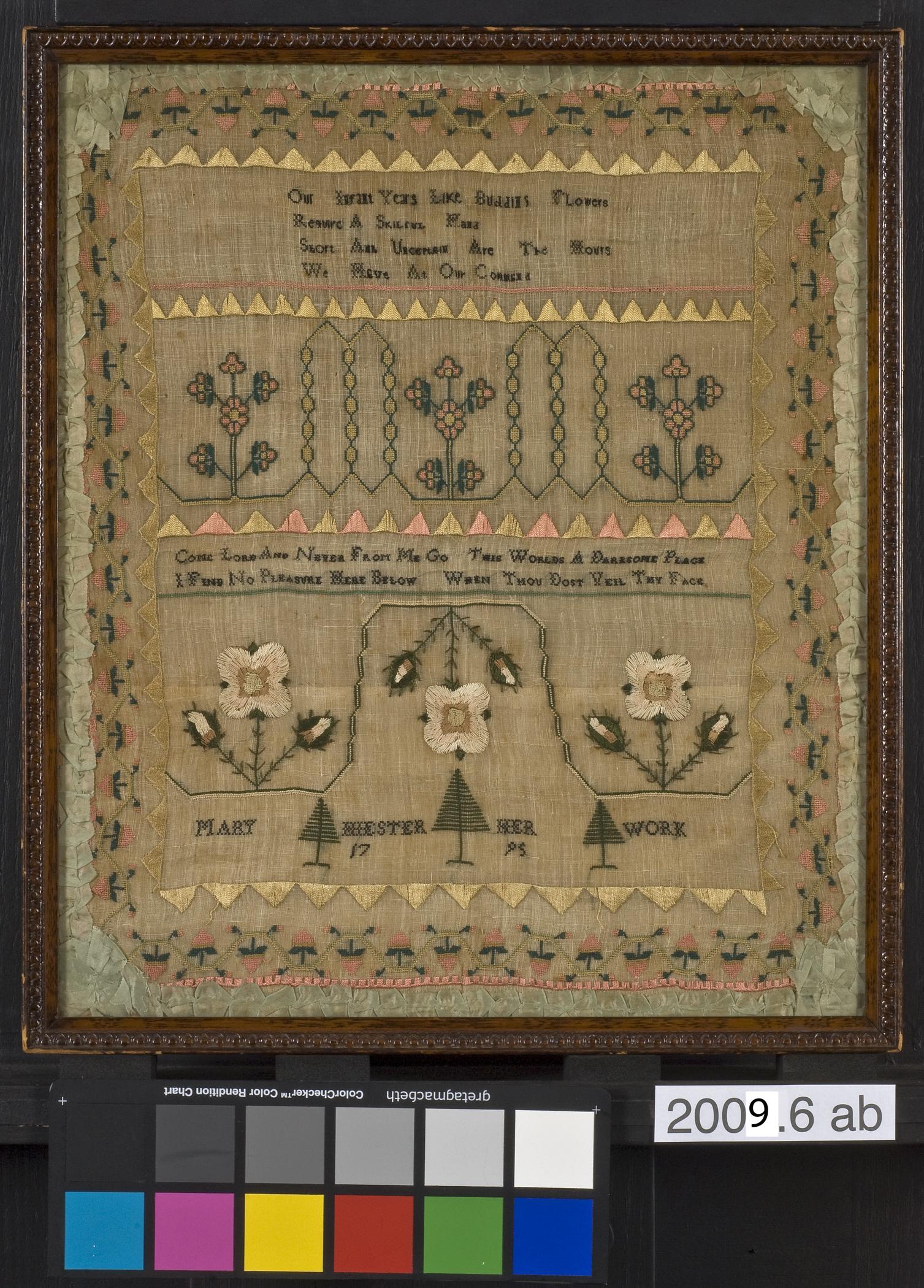 2009.0006 A Sampler, B Frame, view 1