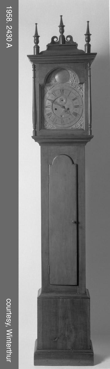 1958.2430 A, B Clock, tall clock