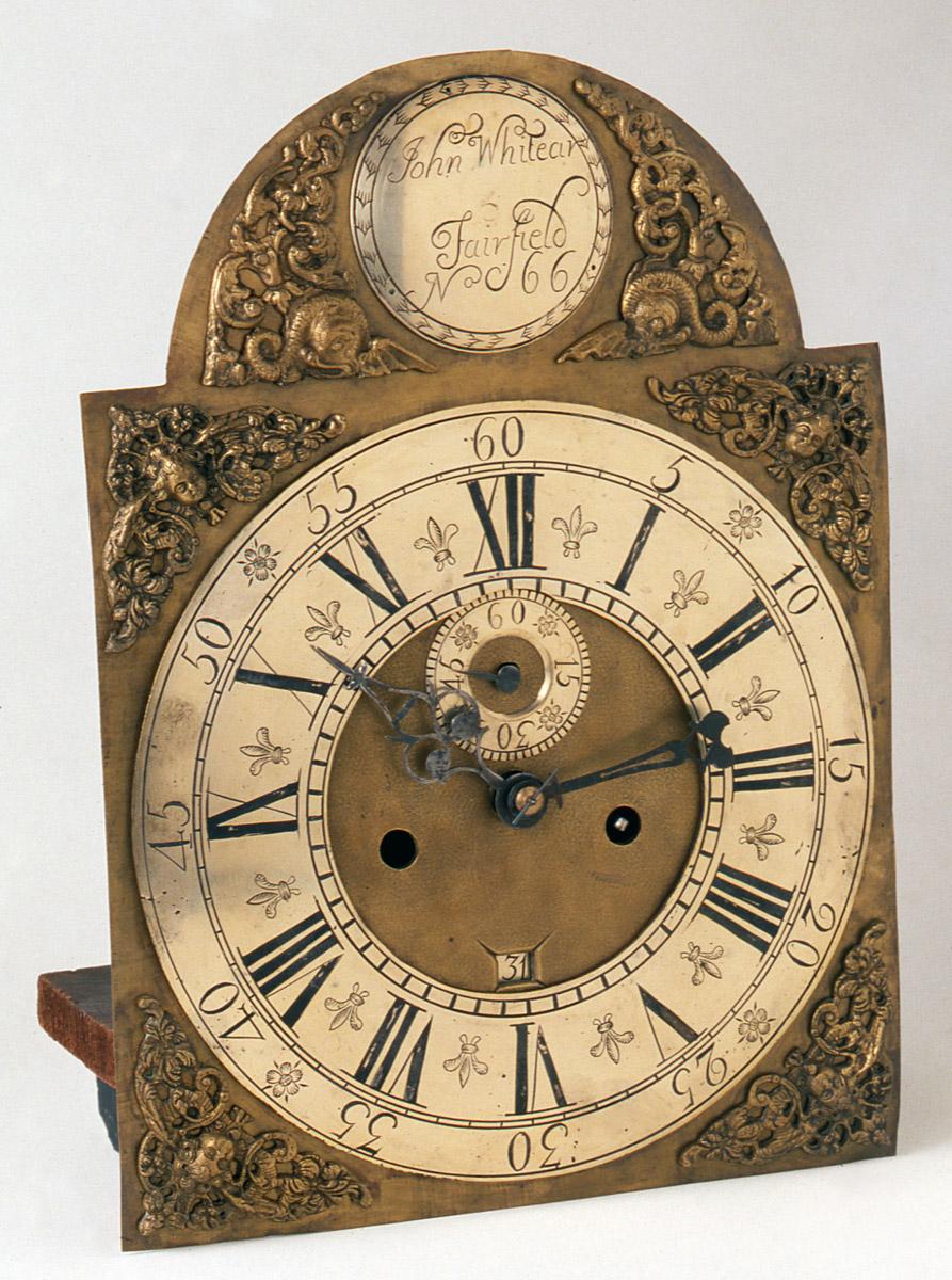 1958.2430 Clock, tall clock (face)