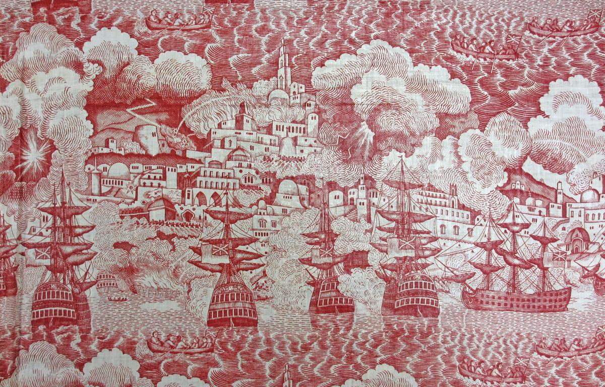 2009.0015.002 textile, printed design repeat