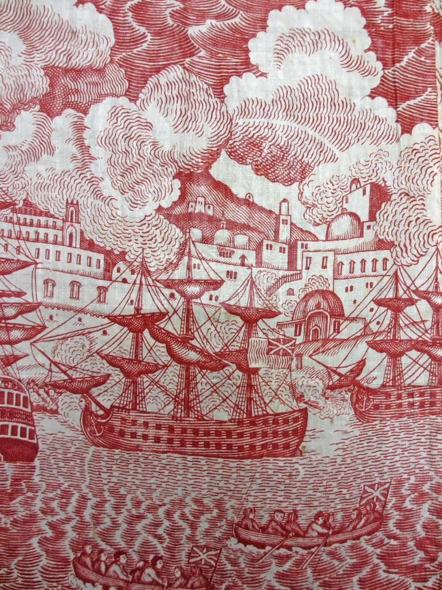 2009.0015.002 textile, printed design detail 3
