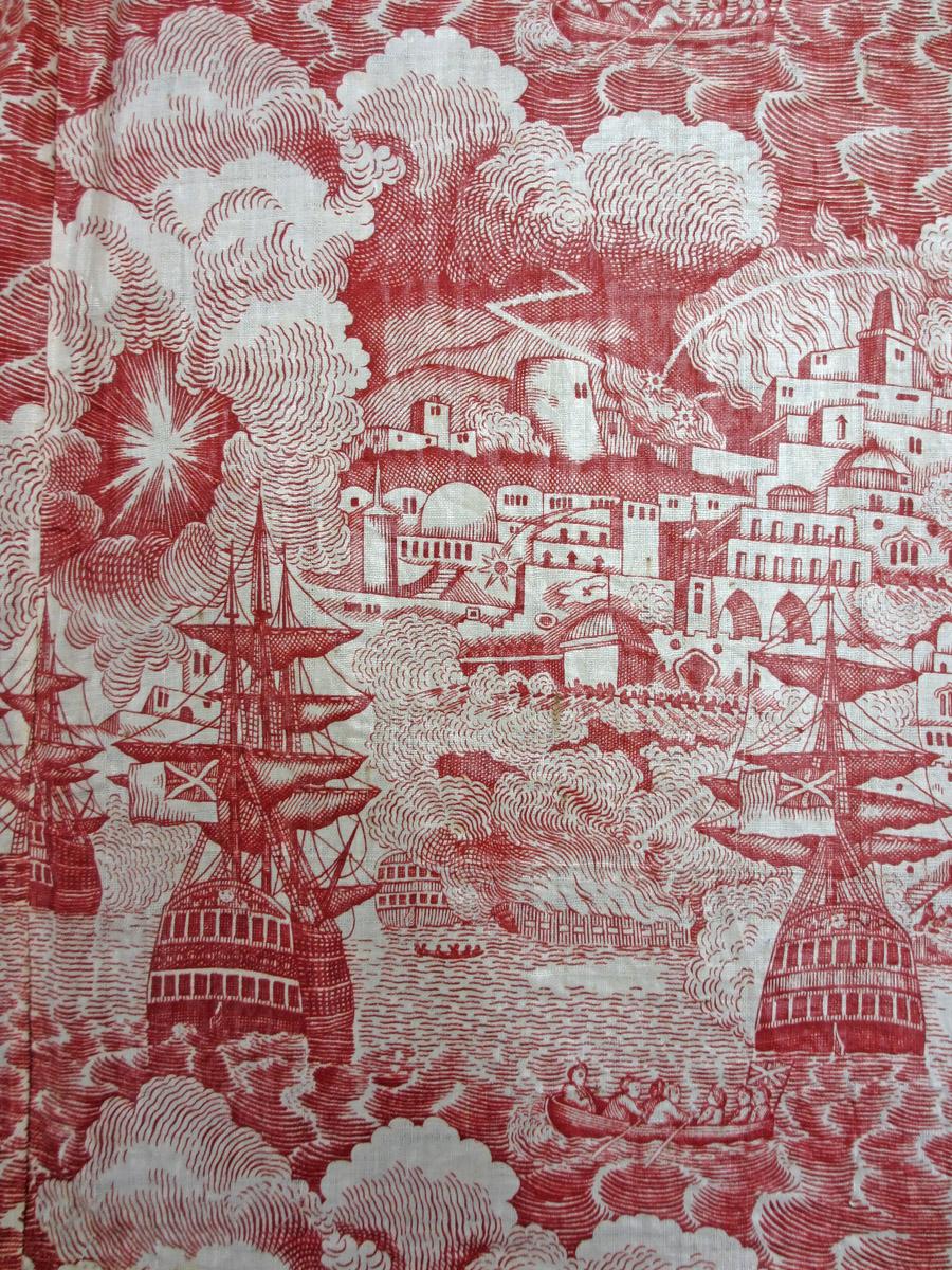 2009.0015.002 textile, printed design detail 4