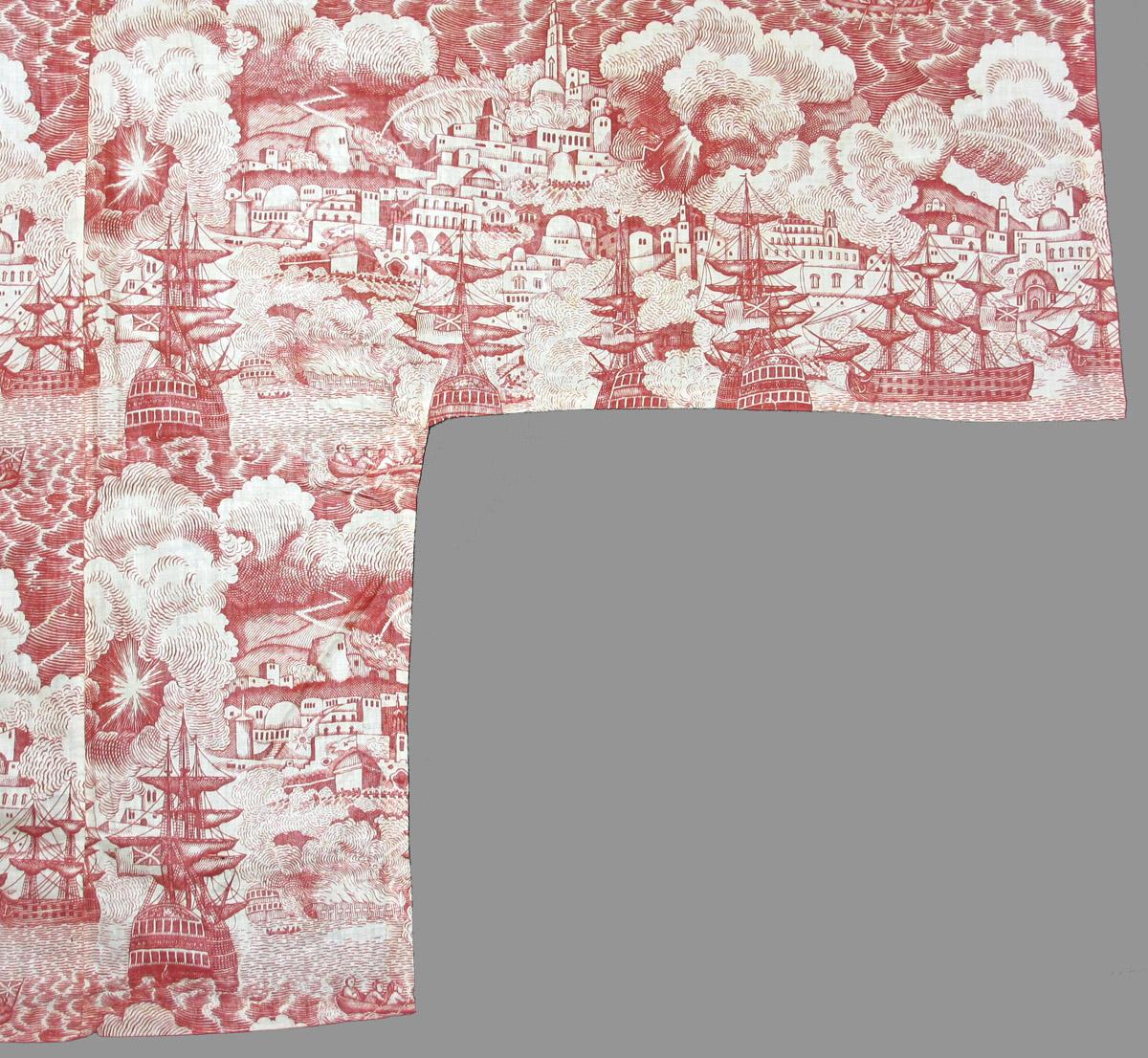 2009.0015.002 textile, printed design detail 5