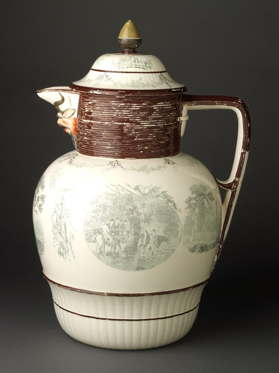 2009.0017 A, B Creamware jug view 3