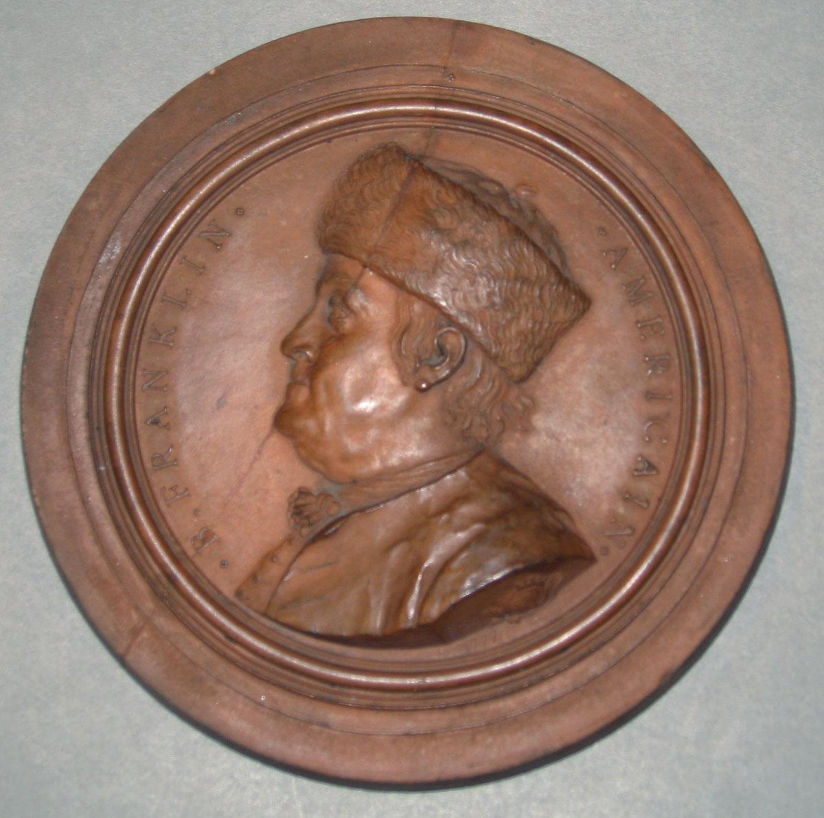 1958.2442 A Franklin medallion (unframed)