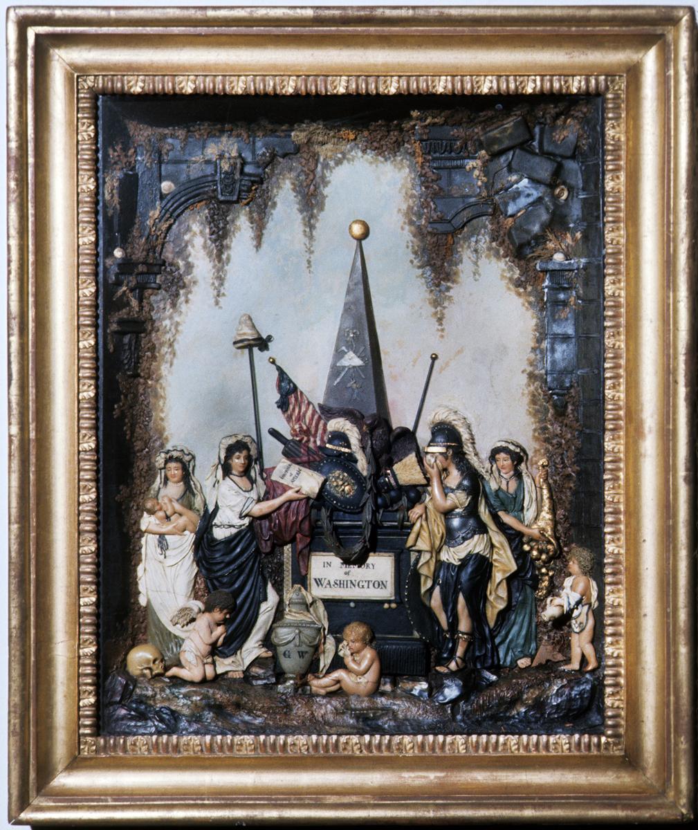 1958.2448 A, B Picture and Frame