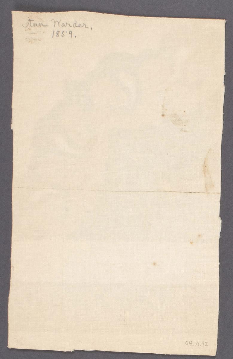 2004.0071.092 Pattern (reverse), after conservation treatment