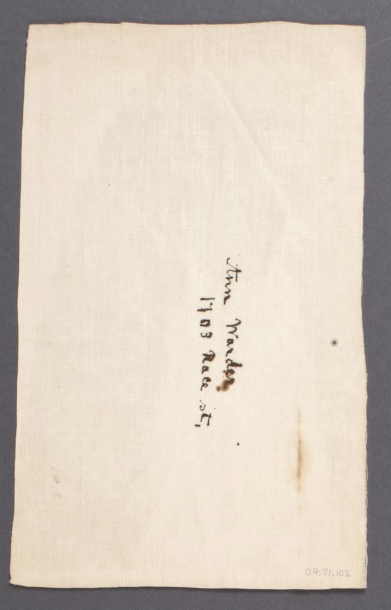 2004.0071.102 Pattern (reverse), after conservation treatment