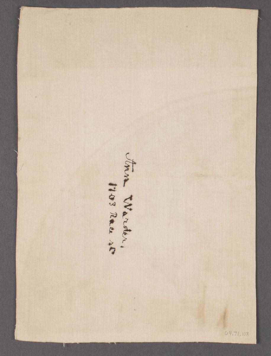 2004.0071.103 Pattern (reverse), after conservation treatment