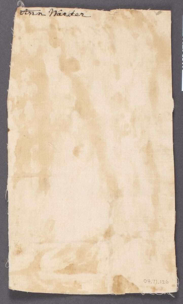 2004.0071.126 Pattern (reverse), after conservation treatment