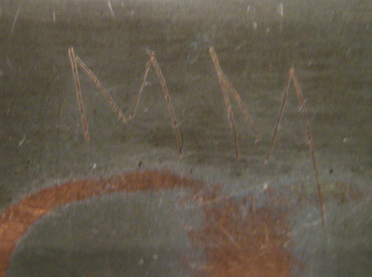 1958.2451 A-C Candlestick (inscription)