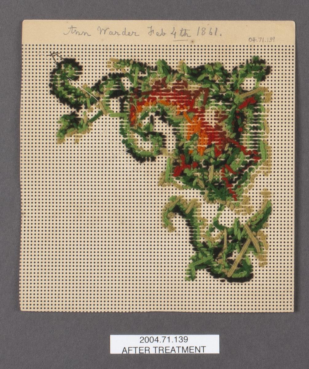 2004.0071.139 Pattern (reverse), after conservation treatment