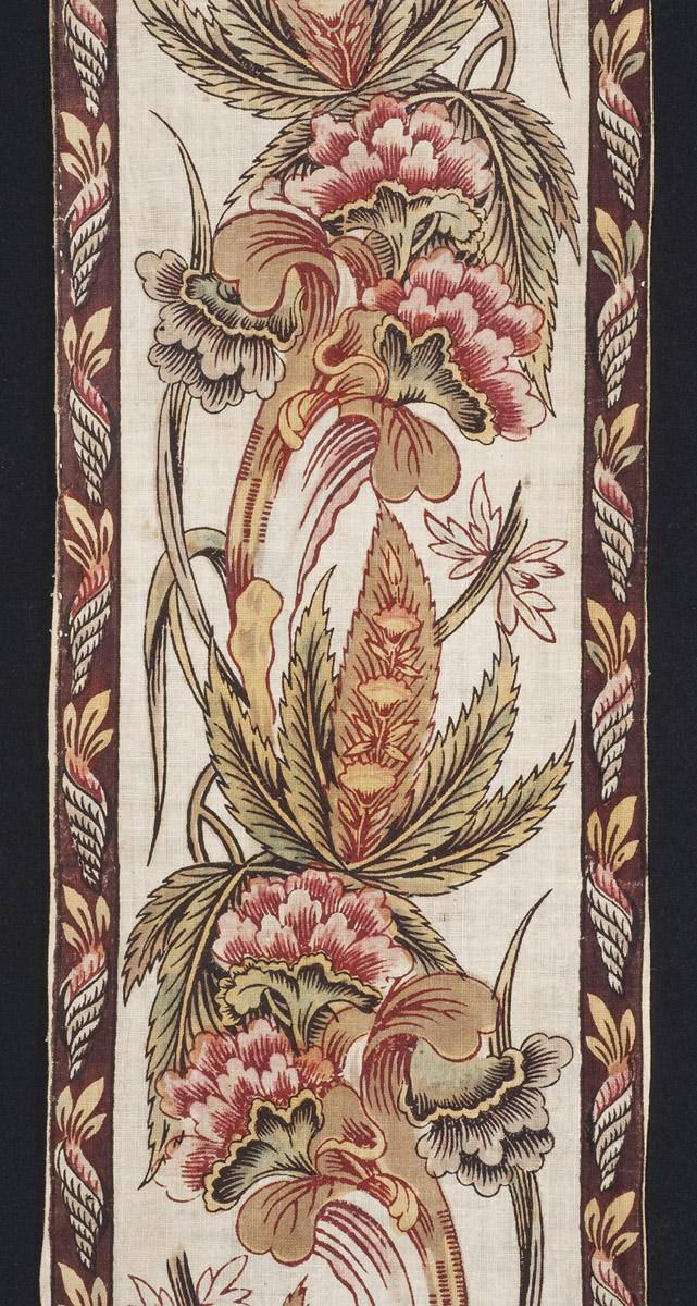 1961.0005 Textile, printed, detail 3