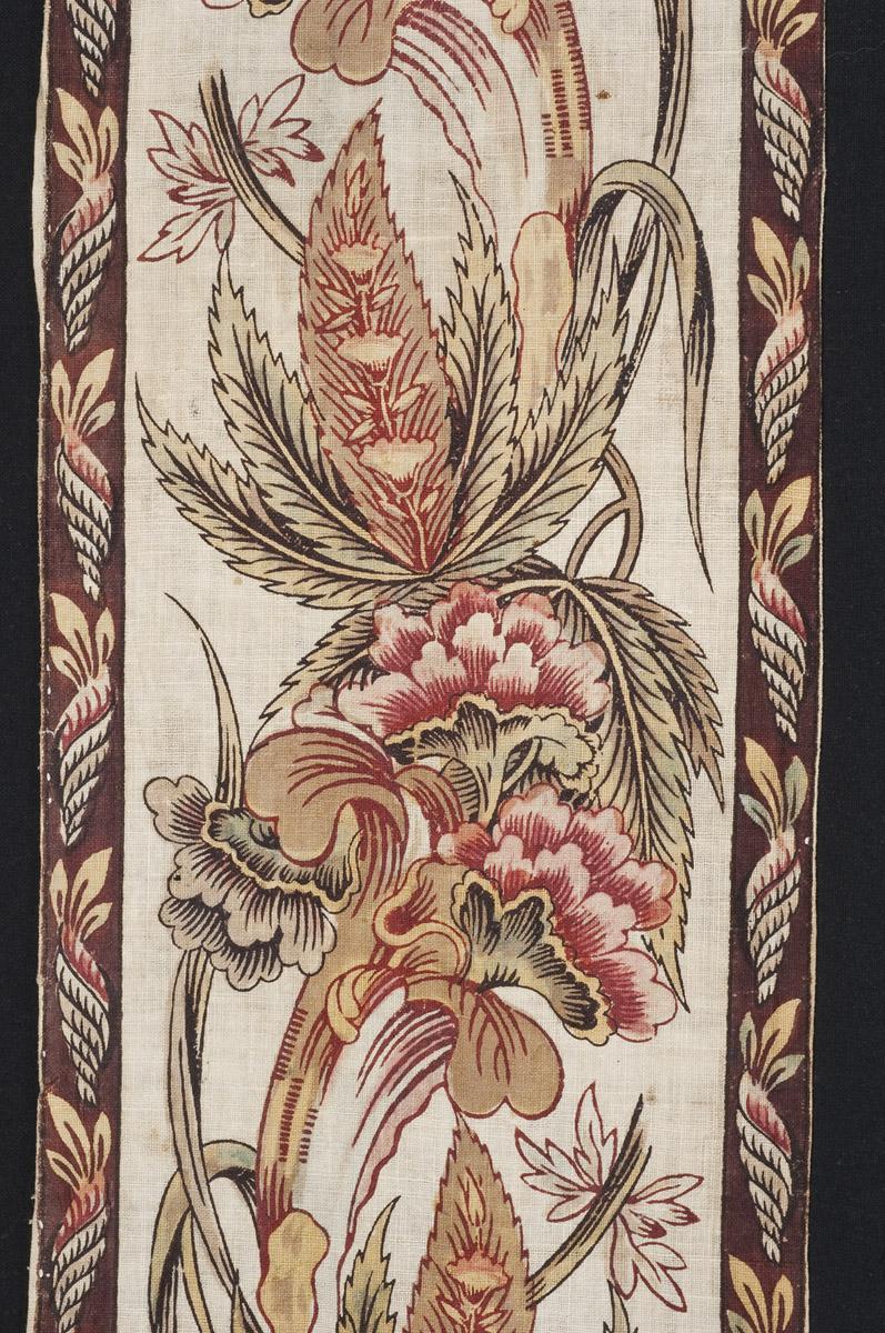 1961.0005 Textile, printed, detail 4