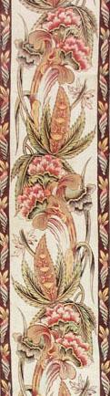 T3202 textile, printed design repeat