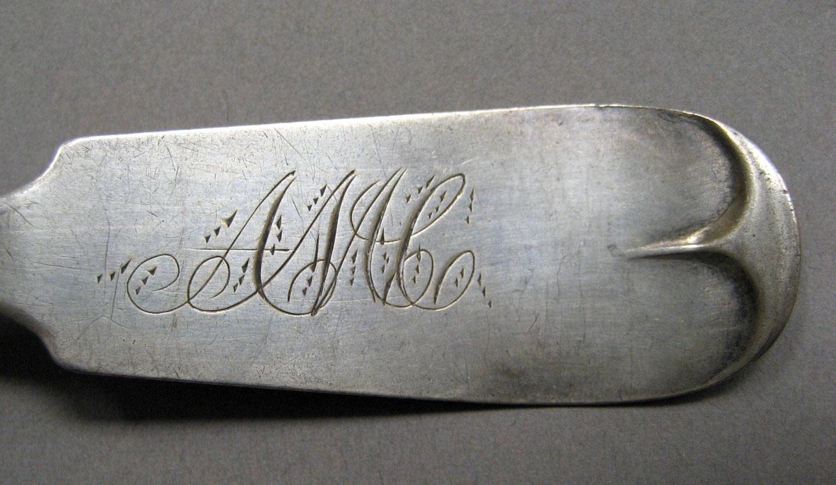 1998.0004.3554.002 Silver spoon engraving