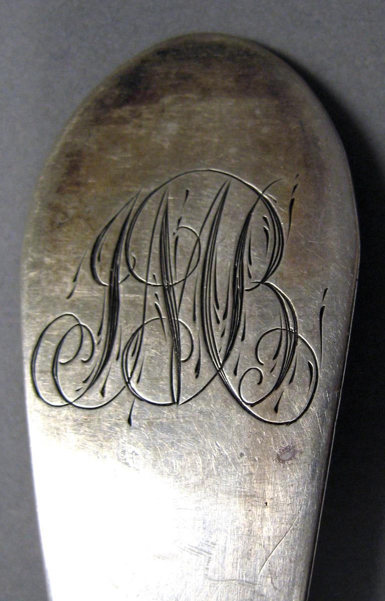 1998.0004.4073 Silver Spoon engraving