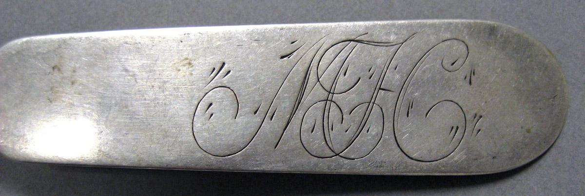 1998.0004.4077 Silver Spoon engraving