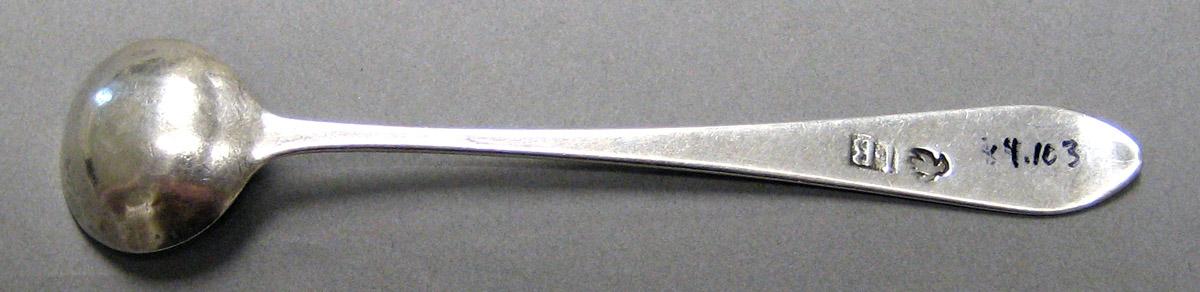 1998.0004.4078 Silver Spoon underside