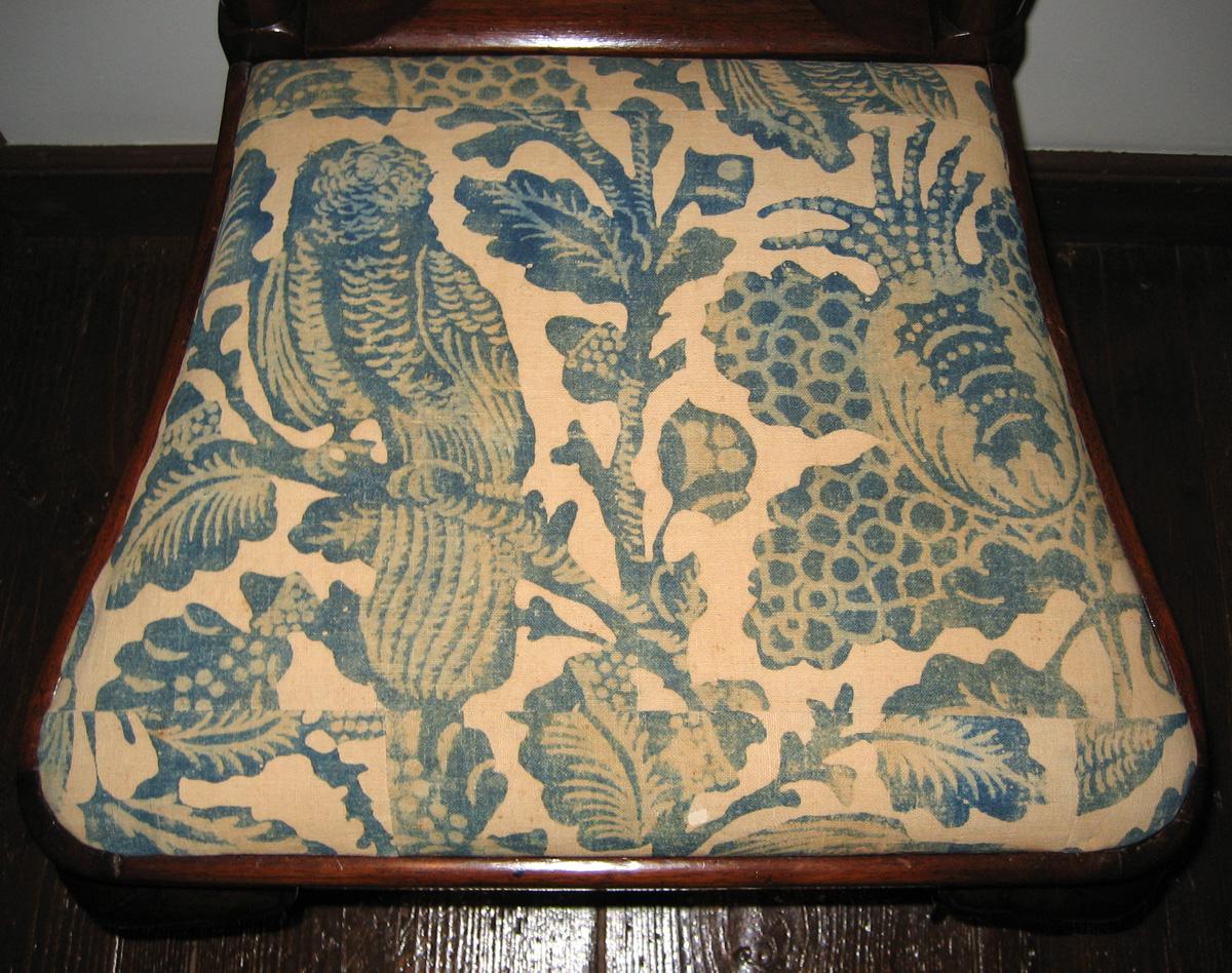 1958.0960 Chair, 1969.5464 Slip seat, detail 1