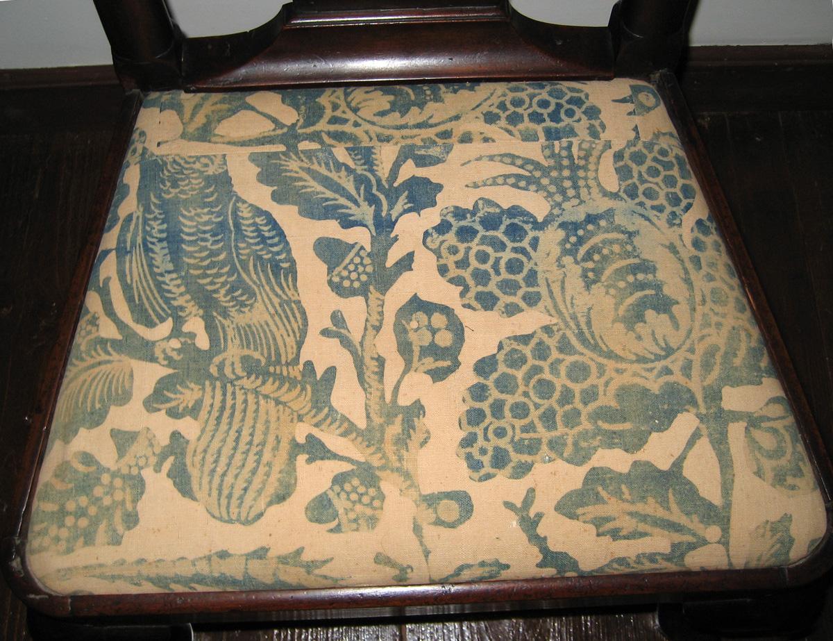 1958.0961 Chair, 1969.5465 Slip seat, detail 1