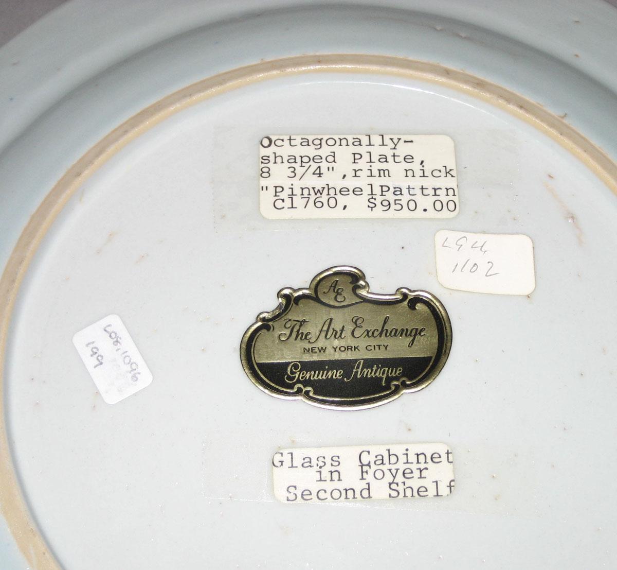 2010.0008.199 Porcelain plate labels