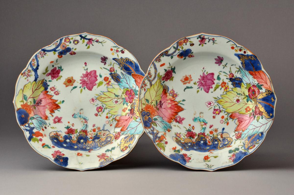 2010.0008.216.001 Plate or bowl and .002 Plate or bowl