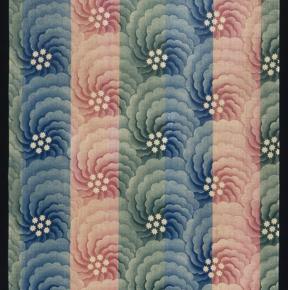1953.0055 Textile, printed, detail, Book image C230