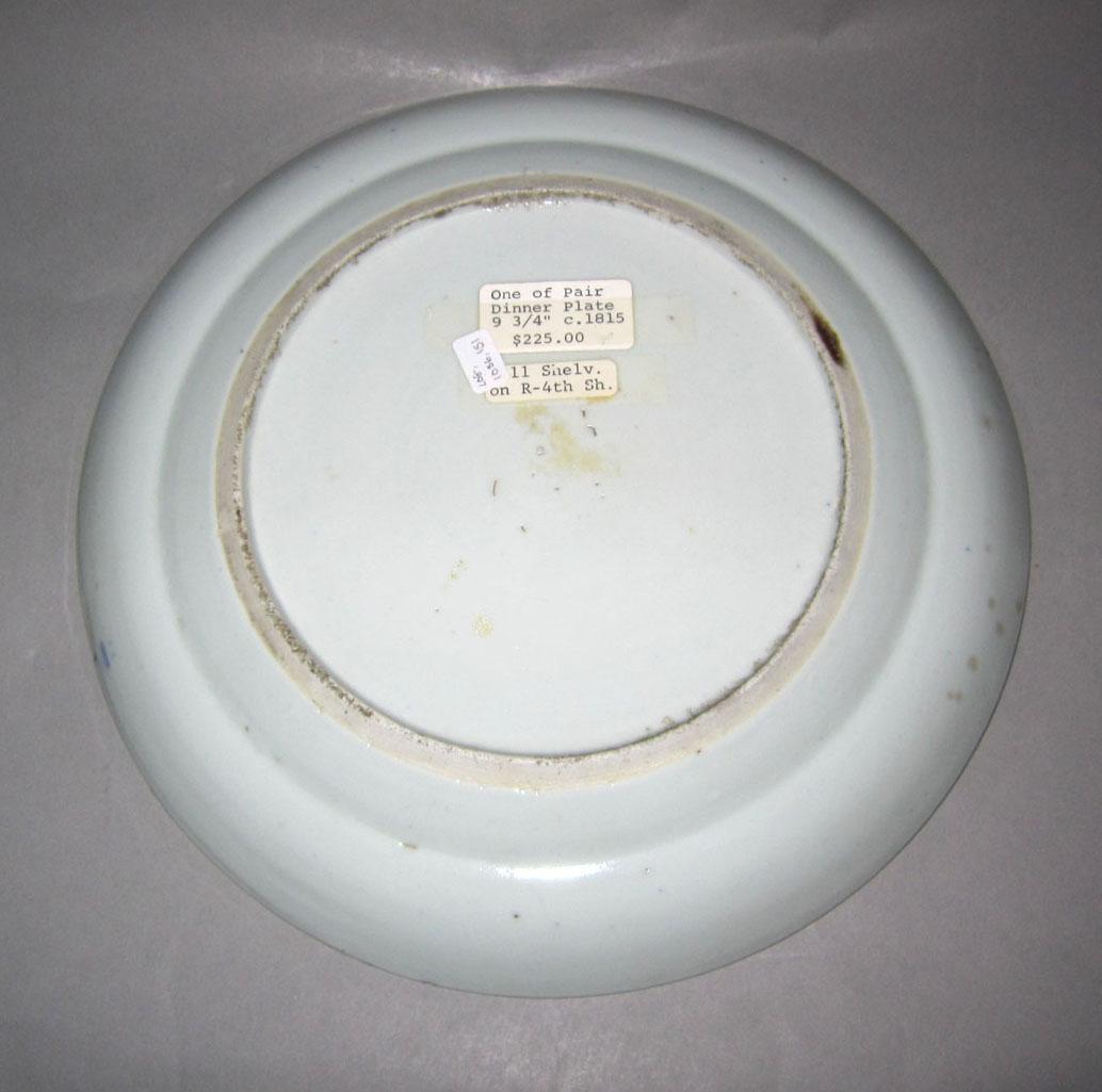 2010.0008.151 Porcelain plate underside