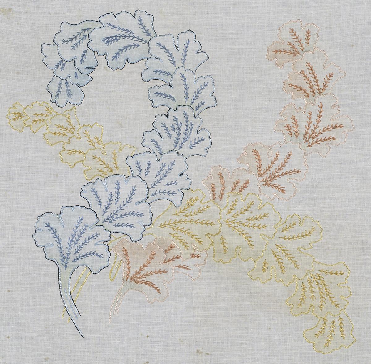 2009.0051.002 Needlework Picture, Detail