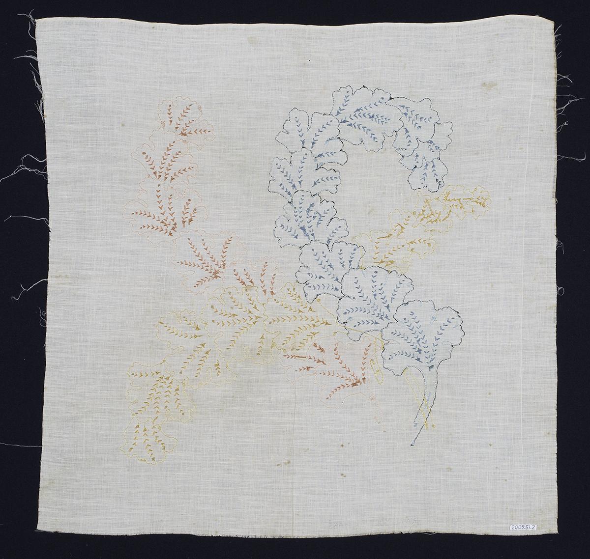 2009.0051.002 Needlework Picture, Verso
