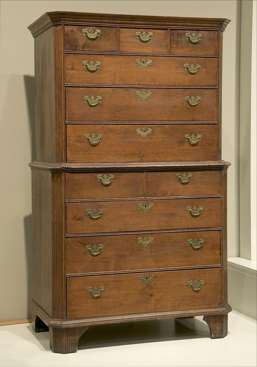 2009.0024 Chest of drawers, Chest on chest