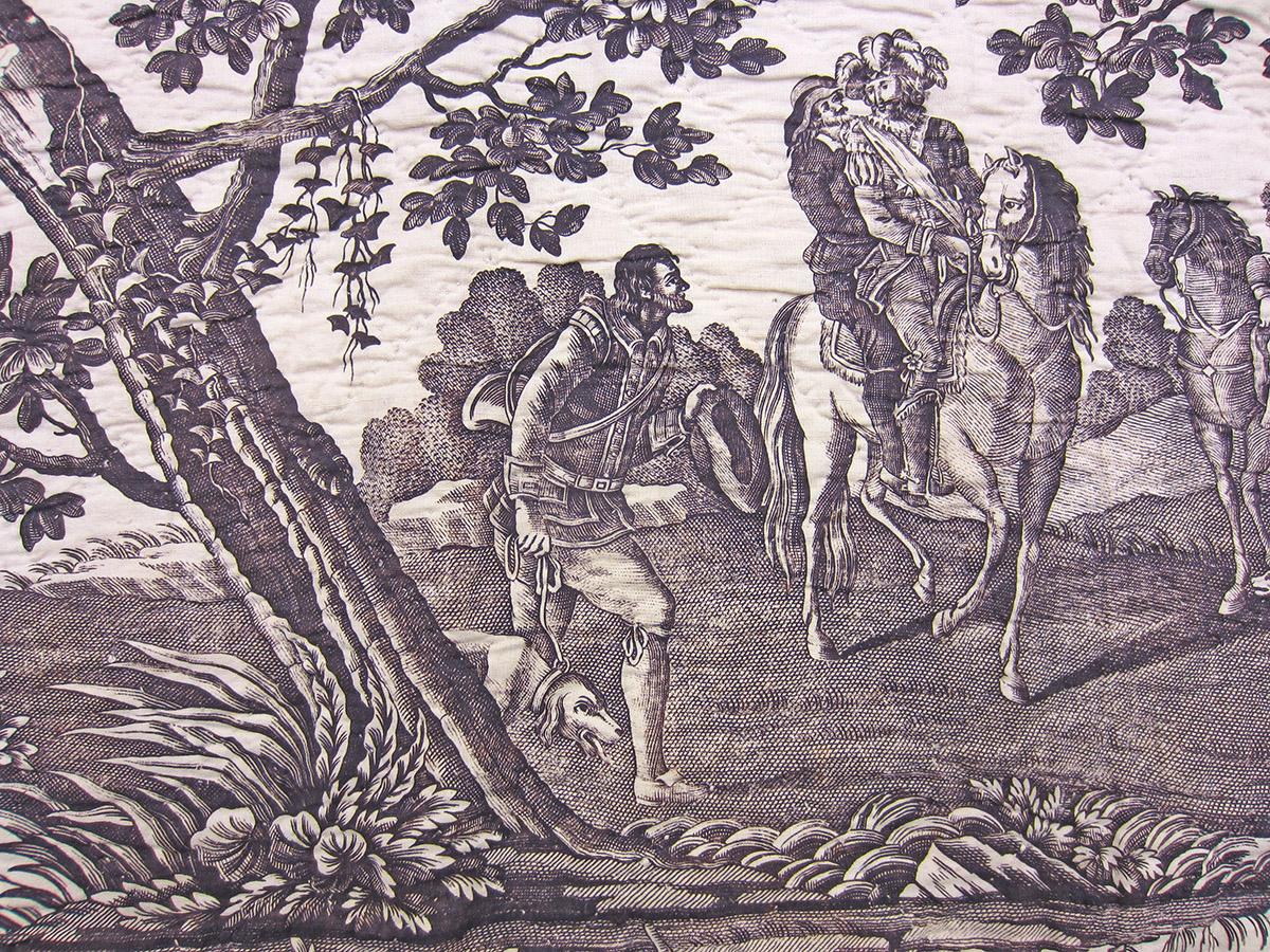 2009.0042 B textile, printed detail 3