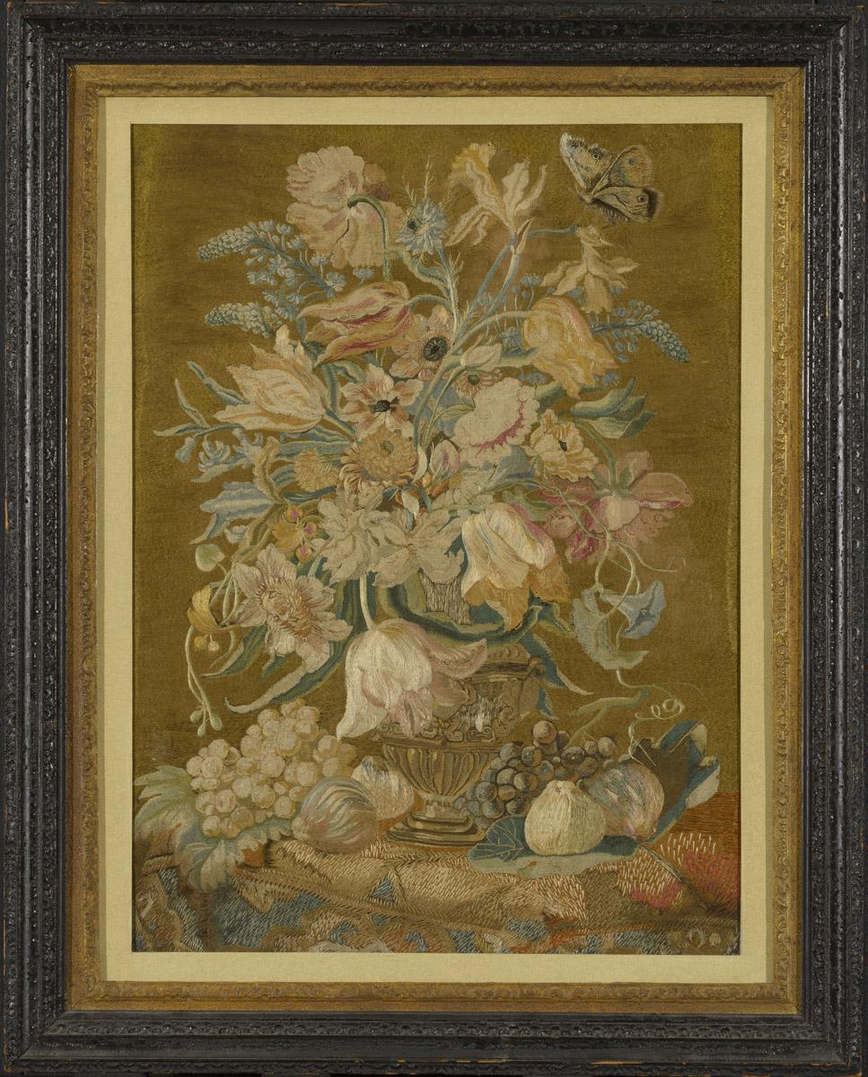 1969.5468 A, B Needlework picture and Frame, view 1